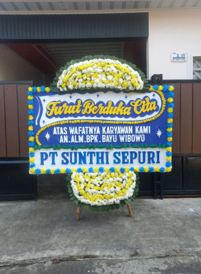 Papan Bunga Duka di Muye